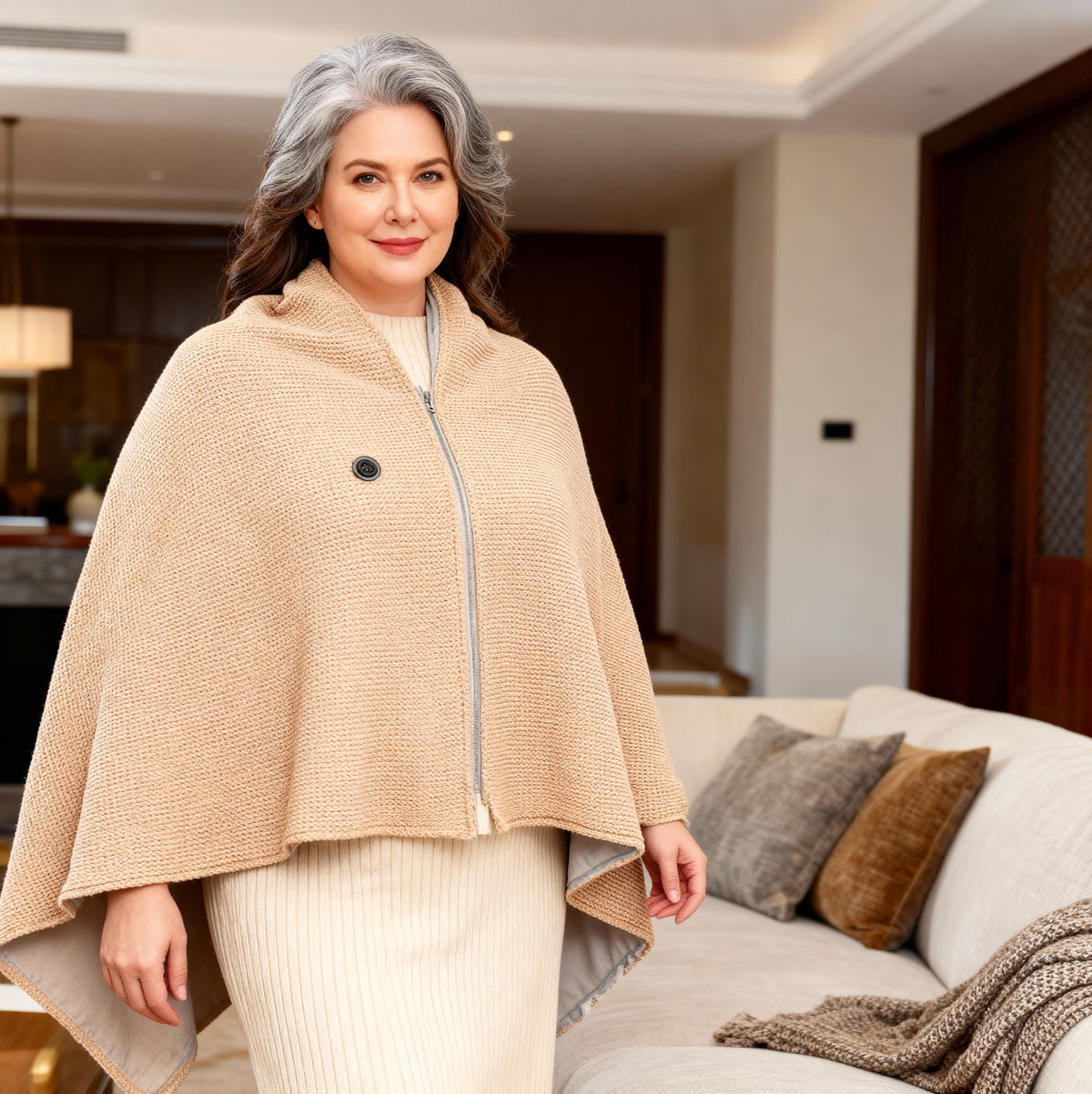 Heated Blanket Shawl