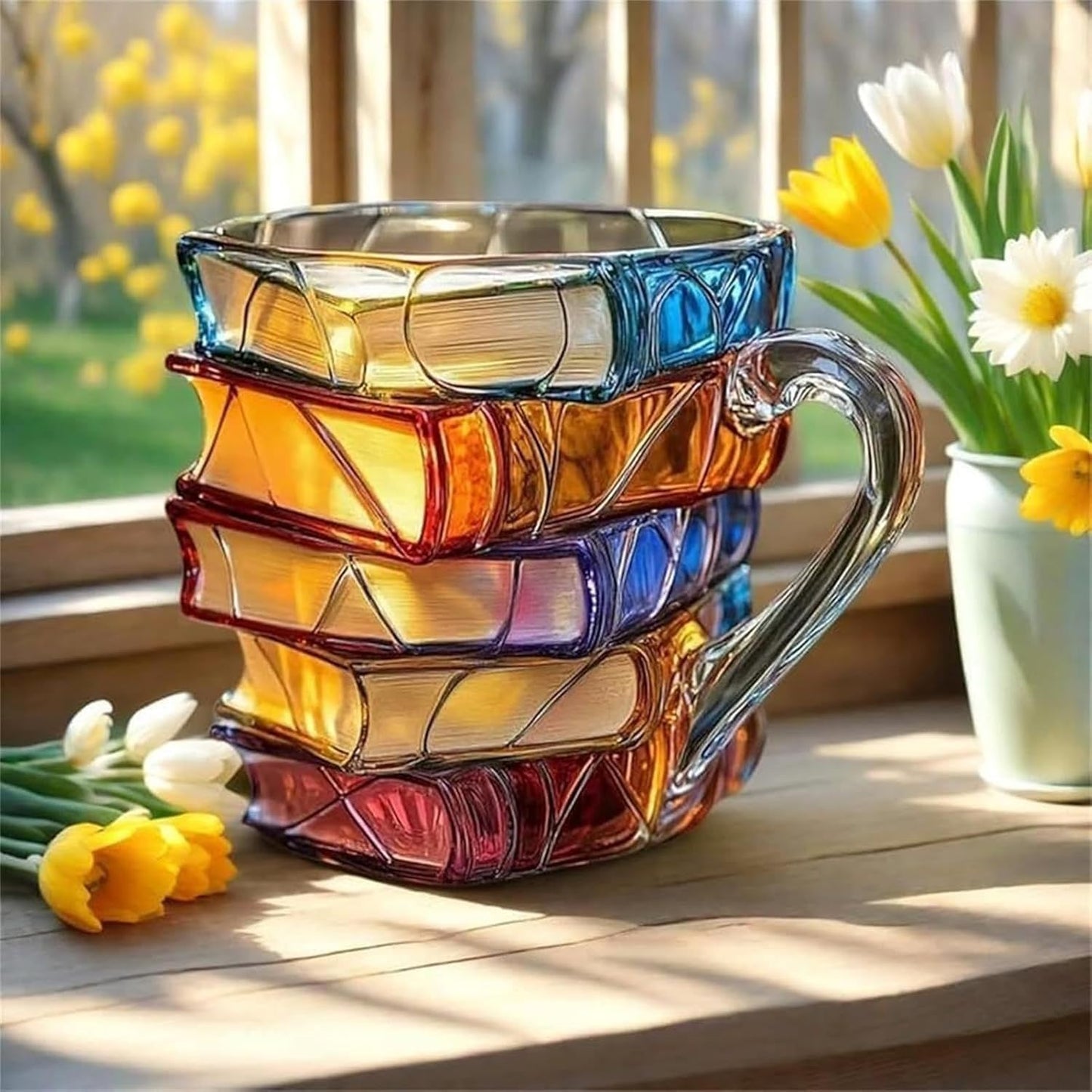 The Painted Book Mug