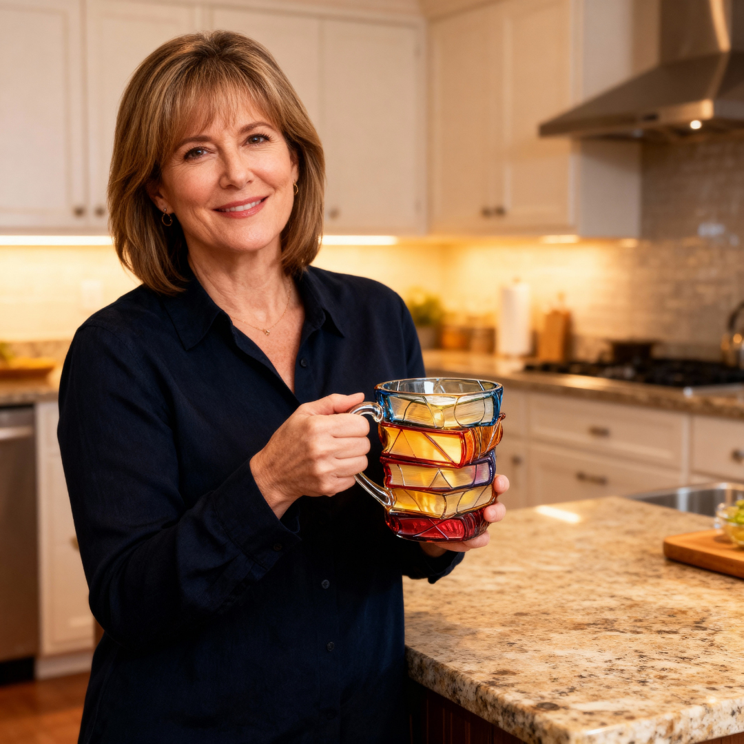 The Painted Book Mug