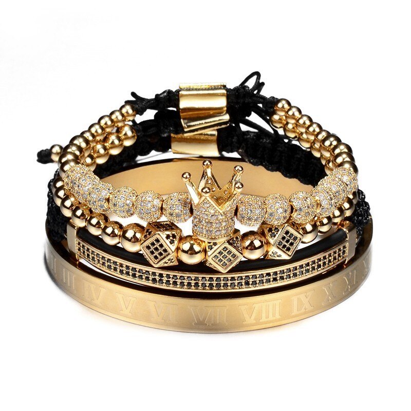 stainless steel bracelet four-piece Suite