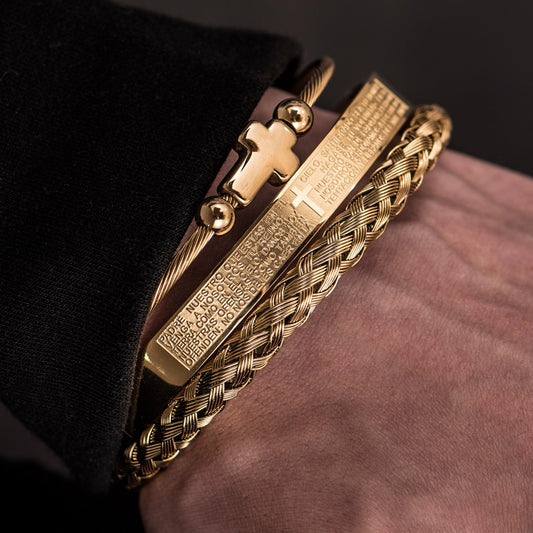 3Piece Scripture Cross Bracelet