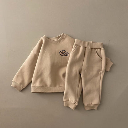 Children's Pullover Sweater Pants Set