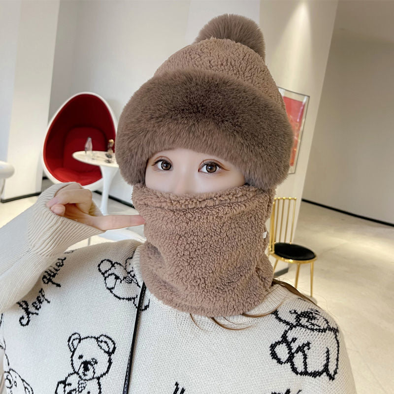SnowFloof - Women's Windproof Scarf Hat