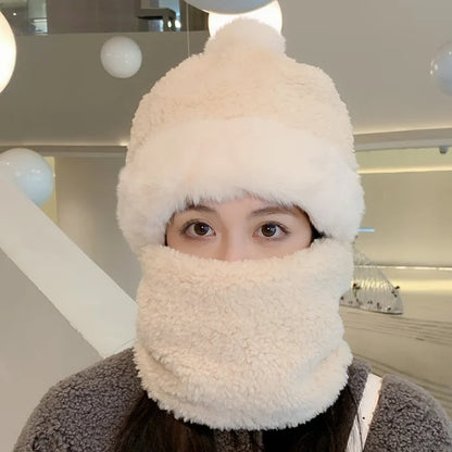 SnowFloof - Women's Windproof Scarf Hat