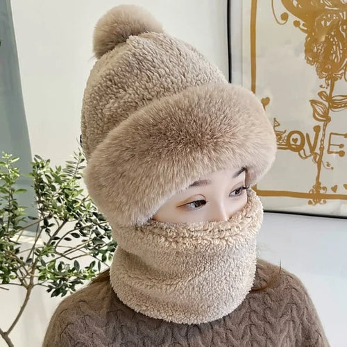 SnowFloof - Women's Windproof Scarf Hat