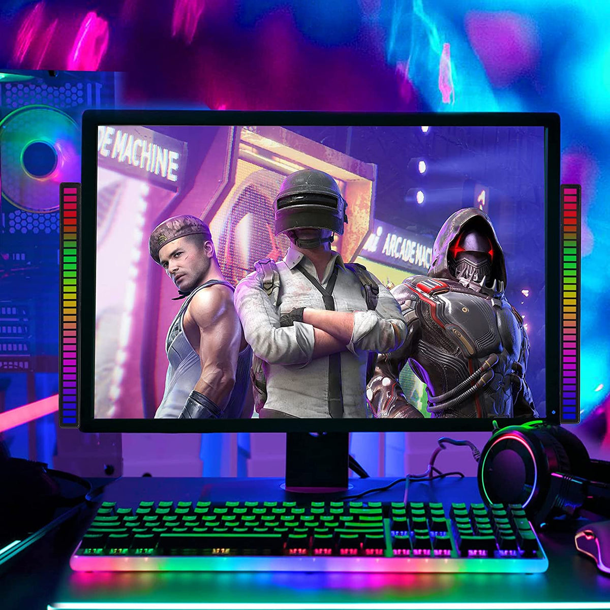 RainbowBeam - Wireless Sound Activated RGB Light Bar