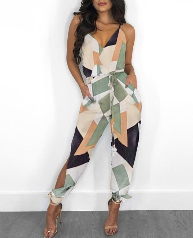 Texas Women's Printed Jumpsuit