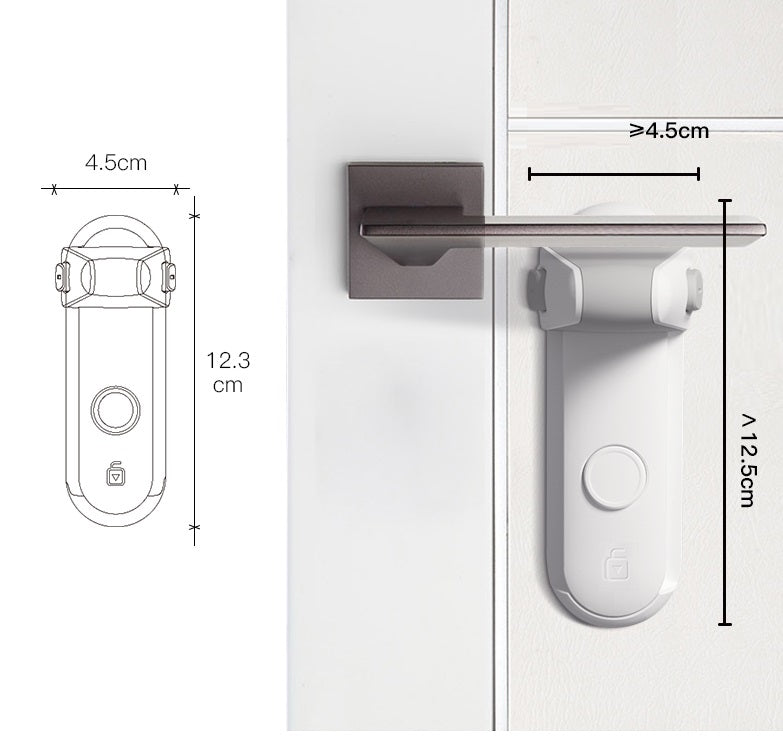 KnobLock - Child Proof Door Lever Lock