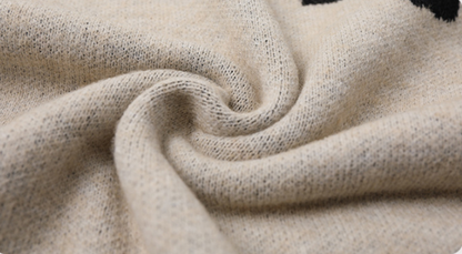 High neck leopard sweater