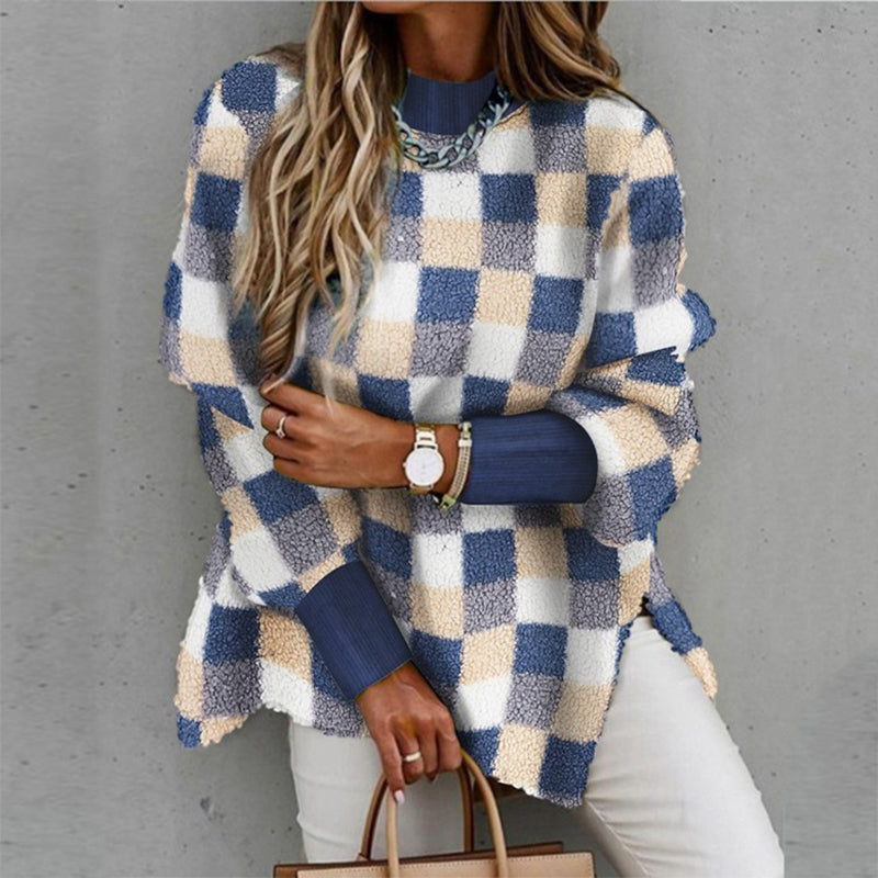 Casual Patchwork Sweater