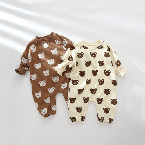 Cotton Baby Print Romper
