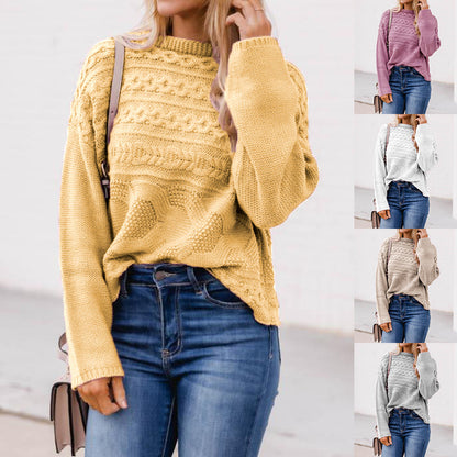 Women's Knitwear Round Neck Pullover