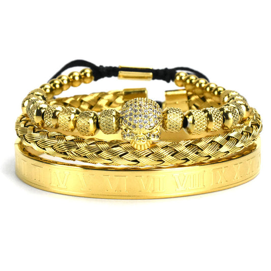 Stainless Steel Bracelet Set
