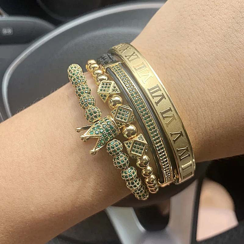 Bracelet Roman Lettering Bracelet